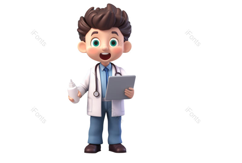 护士图片,医生元素,医生卡通PNG,免抠素材